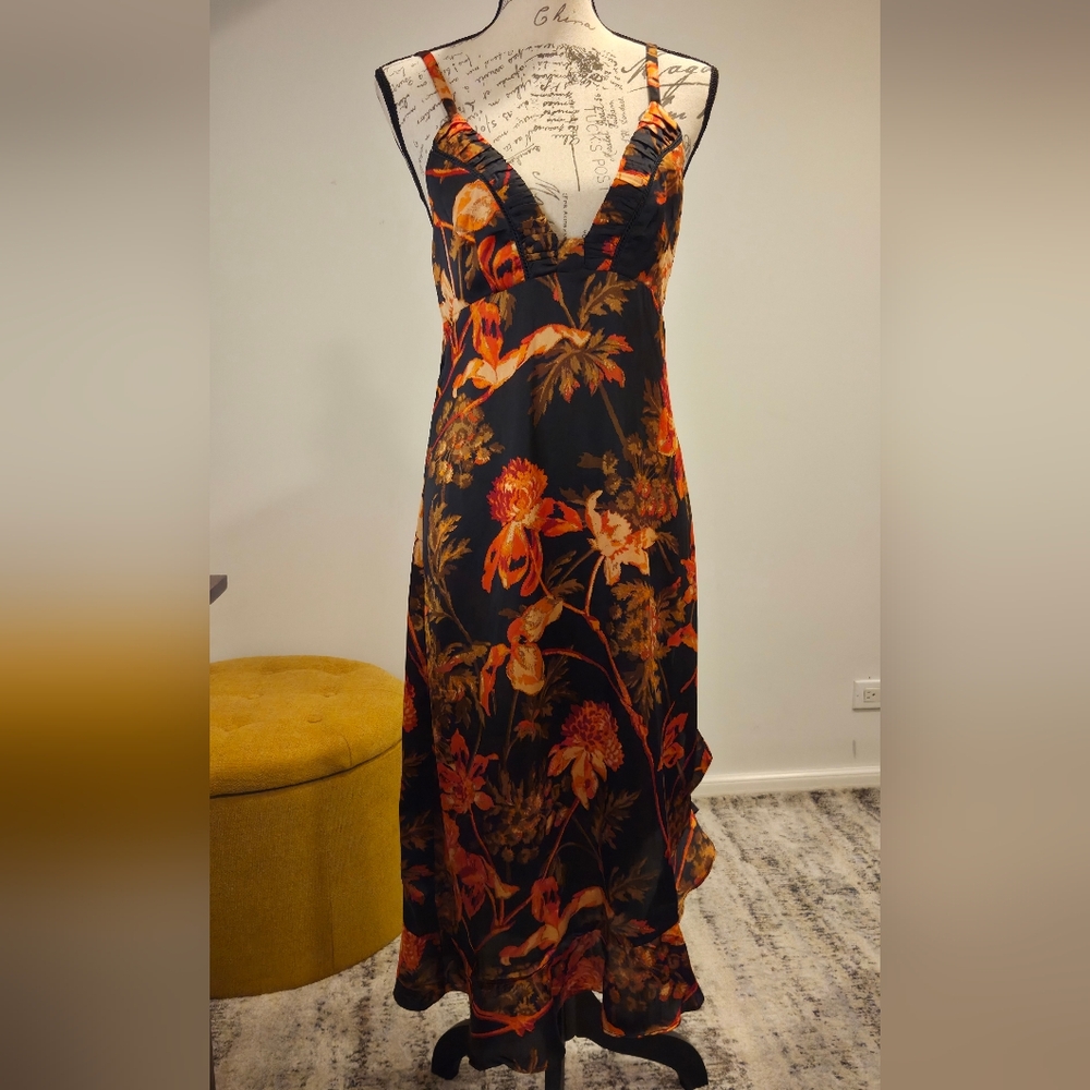 Free People Midnight Milan Slip Dress, Size M. - Picture 2 of 15